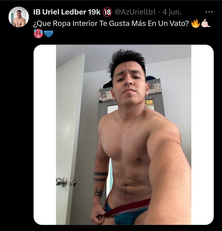 JSexcdmx's tweet photo. Se responde con foto en calzones 
📸🩲 cuáles usan ustedes ?
El hermoso @AzUriellb1  quiere saber por una tarea 🤩 @divulgogay2 @EDOMEXXXGay @radar https://t.co/Vra48Il8JB