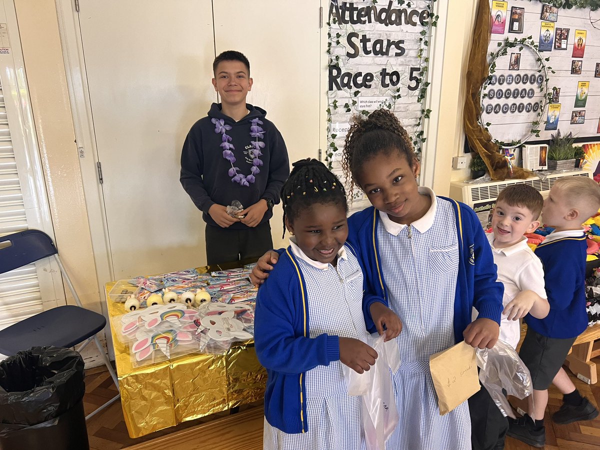 HolySpiritWA9's tweet photo. Thank you to all of our #HolySpiritTeam and #Year6 for helping run our Summer fayre today! We had a wonderful time! 🕊️😀 https://t.co/zjylhUWrVj