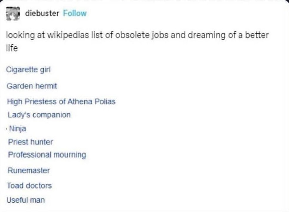 List of jobs Brexit delivered.