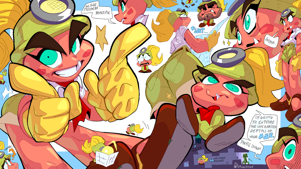 SuperFrenzyHare's tweet photo. Mushrooms are good on spaghetti, just saying.

Another thing voted by my Patrons!

Click the link in the pinned post on my profile if you want to support + early access + a Discord invite + voting powers! https://t.co/qGzfnzpW01