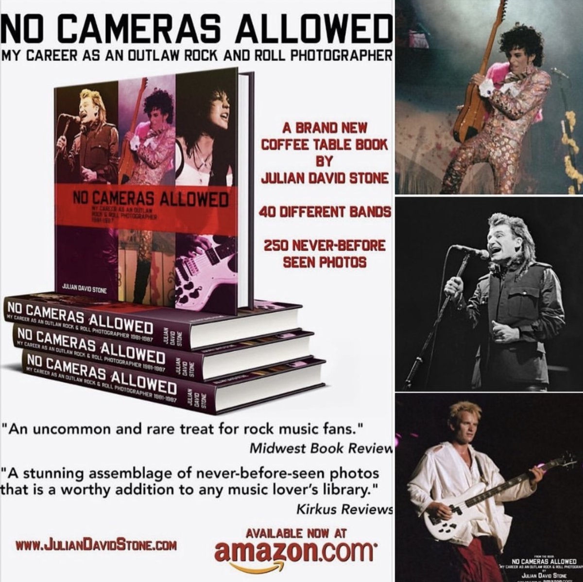 JulianDStone's tweet photo. Tomorrow! July 12-14,  I'll be at Mad Monster Party Arizona all weekend, with my books! It's Alive!, Justice Girl and No Cameras Allowed: My Career as an Outlaw Rock and Roll Photographer! Come on by and say Hi! @MadMonsterMag #frankenstein #dracula #boriskarloff #belalugosi https://t.co/2ddYcZQSvI