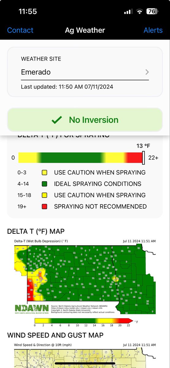 ndrockfarmer's tweet photo. It can’t be said enough, the app upgrades to the @NDAWNmesonet inversion app are great 💪 https://t.co/X45mhEssBU