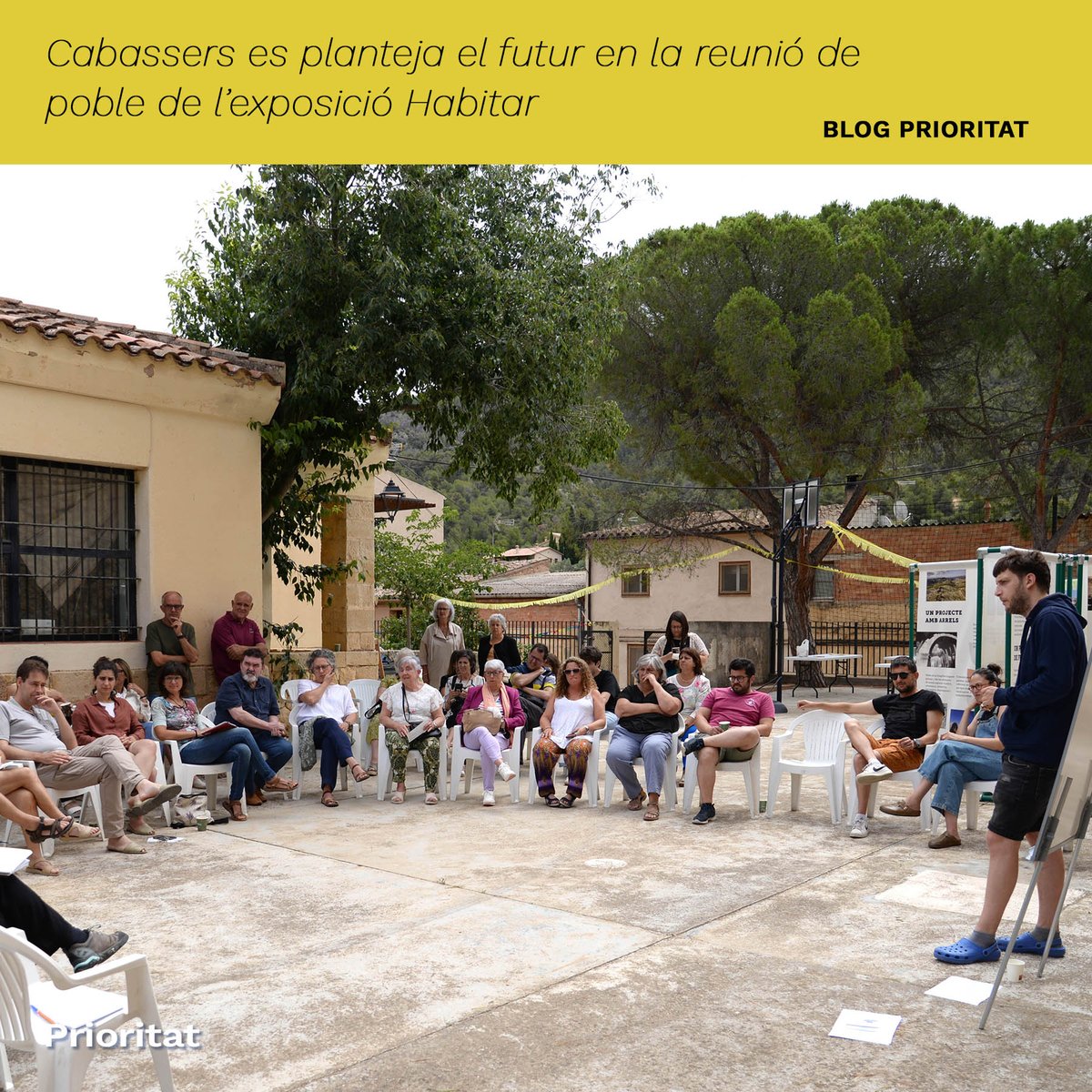 PRIORitAT's tweet photo. CABASSERS VOL TIRAR ENDAVANT ✊💪
Cabassers ha plantejat, en la reunió d #Habitar, els seus problemes, preocupacions, esperances de futur i el seu orgull de poble. Ara pertoca a #Prioritat traslladar-los a les administracions i proposar solucions.👈
👇
https://t.co/UC0llhRRvu https://t.co/1l5Bl4hP6T