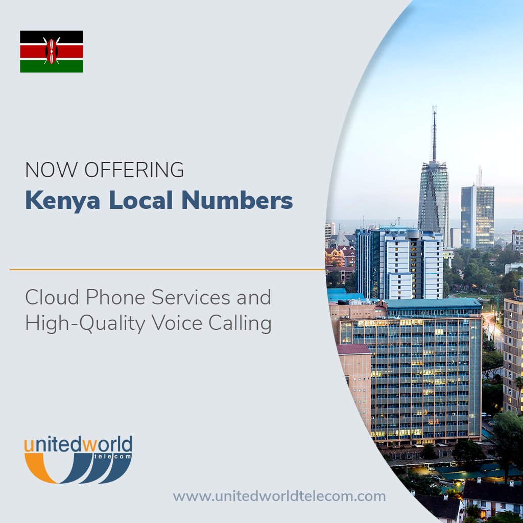 UnitedWorldTele's tweet image. Make it easy for local customers to contact your business.  ☎️ UWT is proud to announce Kenya local numbers! 🎉
#localnumbers #kenya