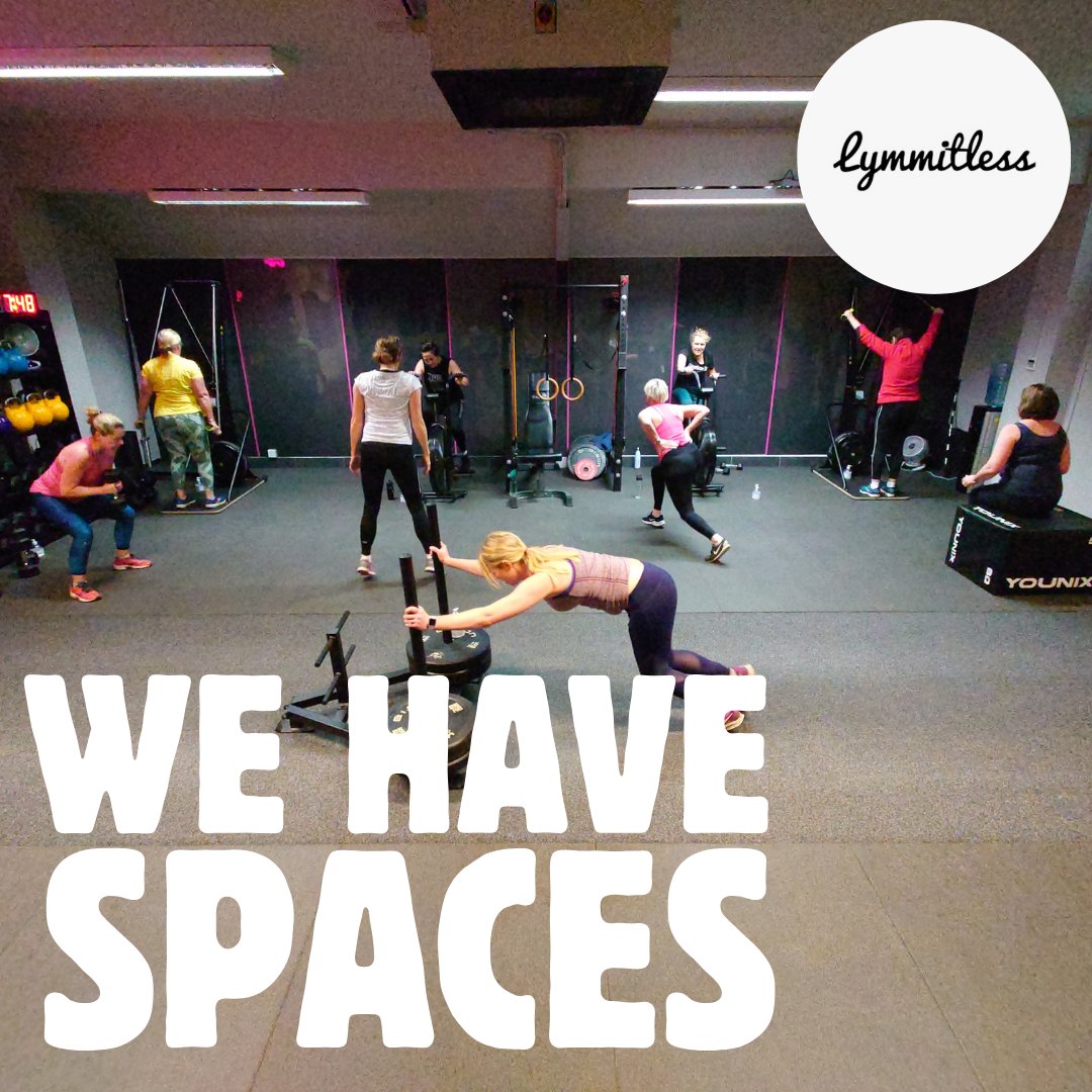 Lymmitless's tweet image. GREAT NEWS! We've got spaces available at our gym and we'd love for you to join us 💪🏋️‍♂️
Don't wait—secure your spot today and start your fitness journey at Lymmitless! #JoinUs