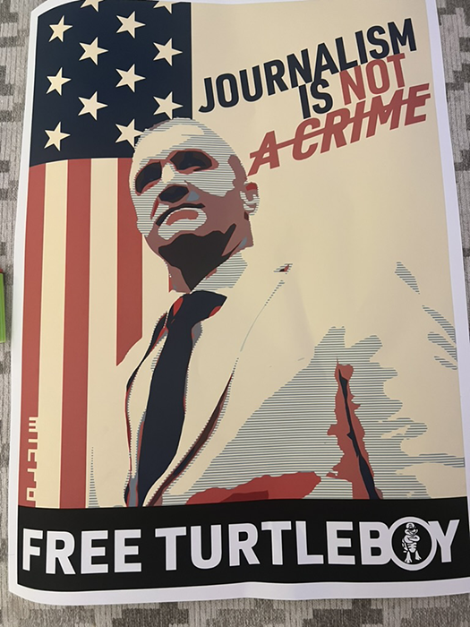 DropMicrodots's tweet photo. Journalism is NOT A CRIME - Poster by Microdots
Good luck today @DoctorTurtleboy. You have the truth on your side. #FreeTurtleboy #FreeKarenRead https://t.co/63QcBDIIhK