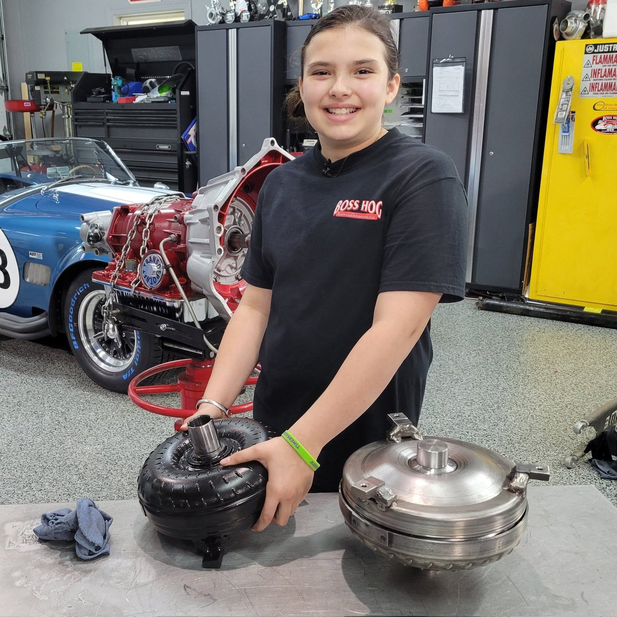 BOSS HOG Racing Torque Converters (@hog_torque) on Twitter photo Watch for #Norathewelder on <a href="/samsgaragetv/">Sam's Garage</a> where he teaches her about LS swaping a 92 chevy #Camaro Watch for #Norathewelder on <a href="/samsgaragetv/">Sam's Garage</a> where he teaches her about LS swaping a 92 chevy #Camaro