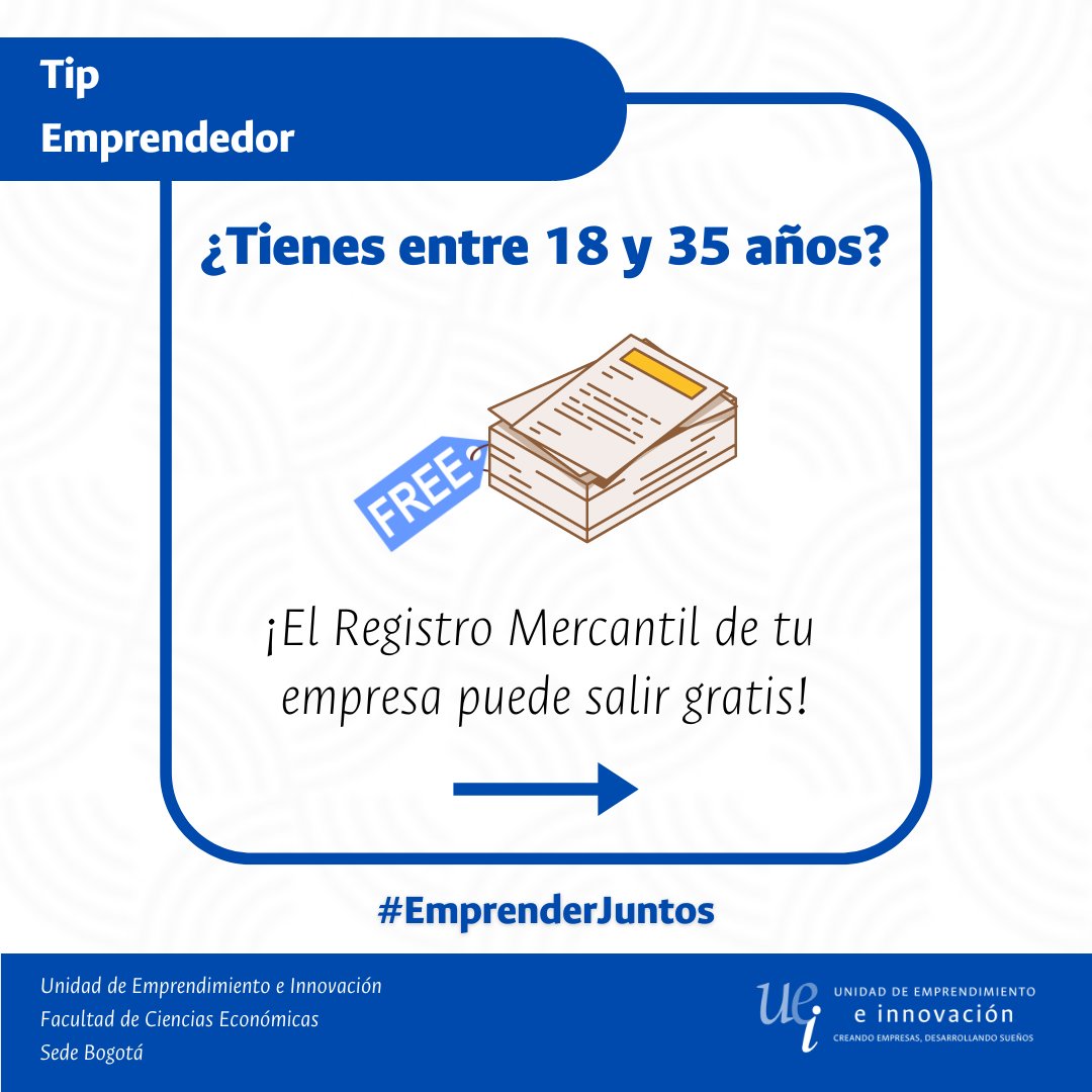 Unidad de Emprendimiento e Innovación - UNAL tweet media