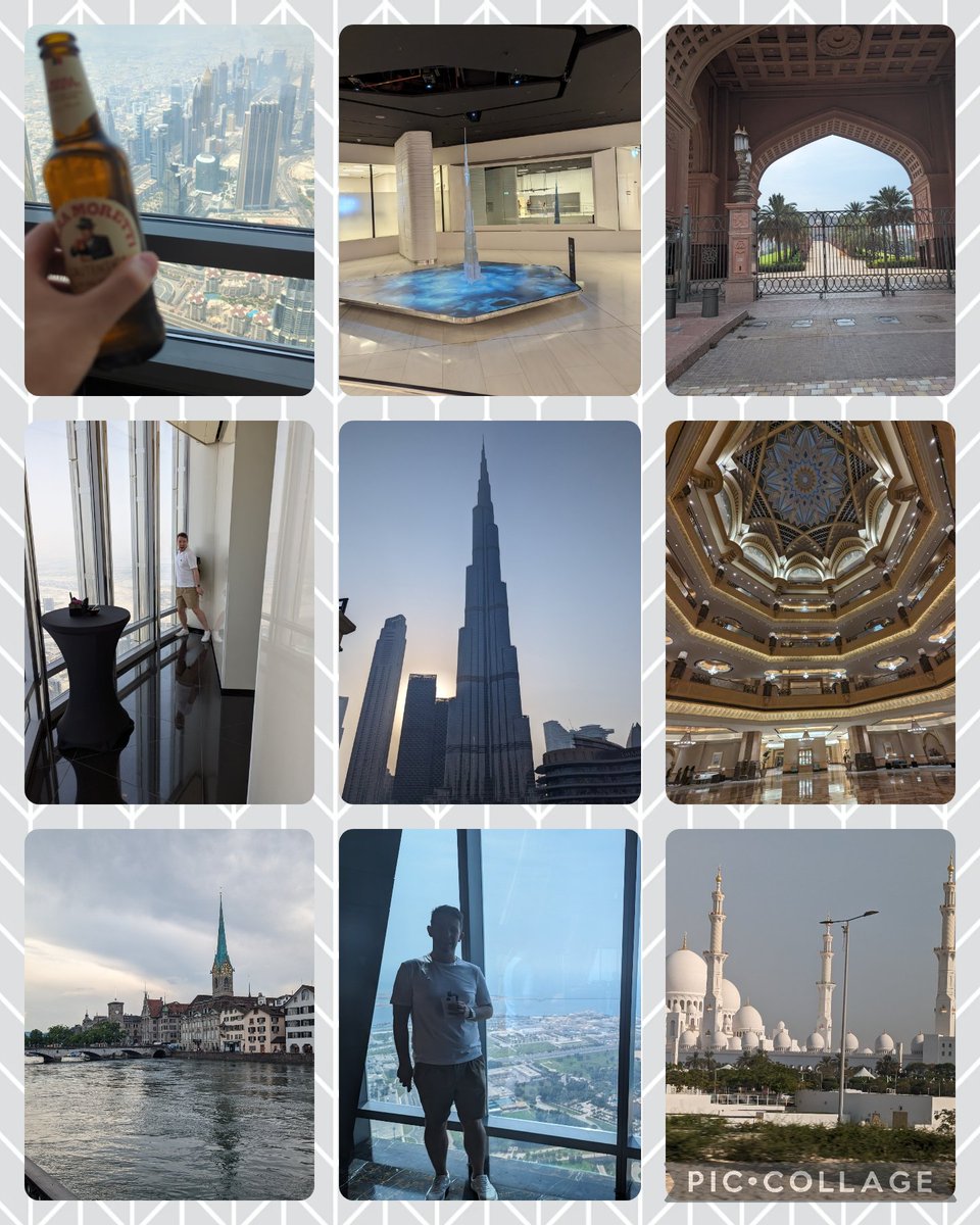 Another few places off the list ✅. 🇨🇭🇦🇪🇶🇦