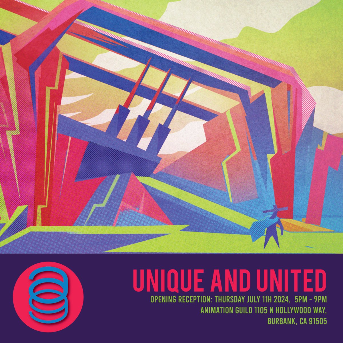 animationguild's tweet photo. Join us tonight (5-9pm) at Gallery 839 for the opening reception of 'Unique and United', an exhibition and fundraiser for The Animation Guild Foundation. The event is open to the public. #TAGTogether #ValueAnimation https://t.co/21oGIsn5yQ