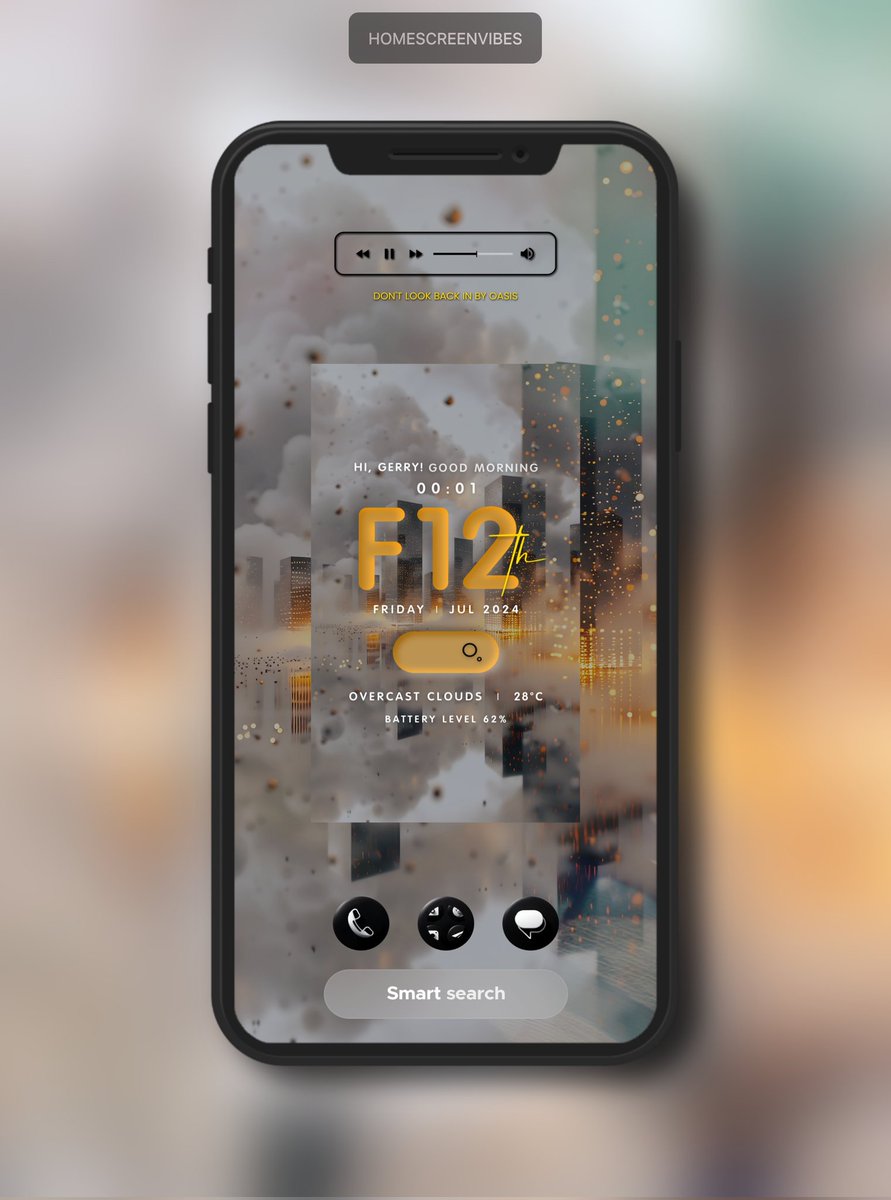 homescreenvibes's tweet image. Friday Blessings Setup.

Fantasy Walls &amp;amp; UnTold Widgets (005) by @halleyapps, Mini Music (085) by @PpickCH, @SmartLauncher with Luna Black Icon Pack by @aptheme to start the day.

Mockup @suryanamblass

#minimalism #android #realme #homescreen #withSL #wallpapers #widgets #icons
