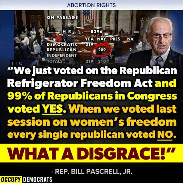 LADIES....

Remember this in November — apparently, the <a href="/GOP/">GOP</a> <a href="/HouseGOP/">House Republicans</a> <a href="/SenateGOP/">Senate Republicans</a> think refrigerators and other home appliances have, and deserve, more rights than you do.