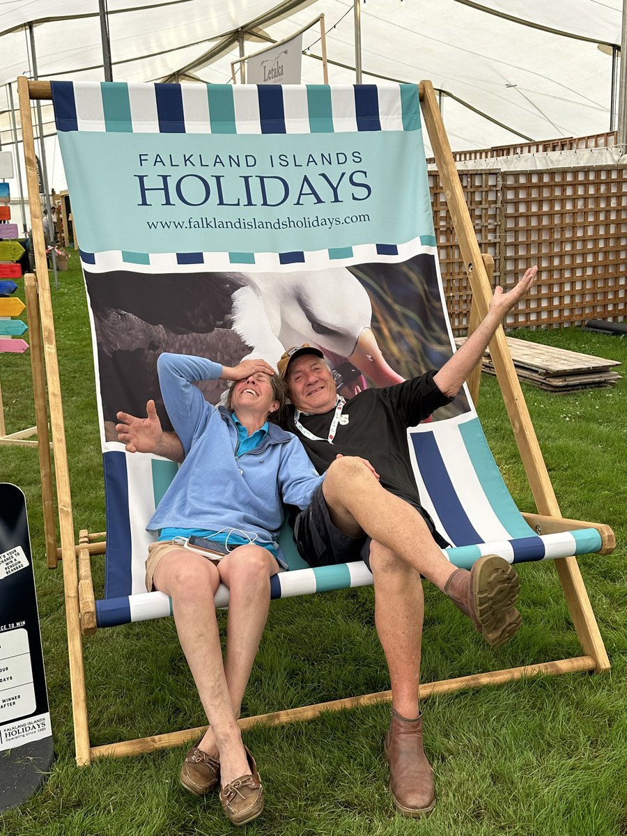 We found our first two celebrities at <a href="/GlobalBirdfair/">Global Birdfair</a> 😁 with <a href="/FalklandHols/">Falkland Island Hols</a>