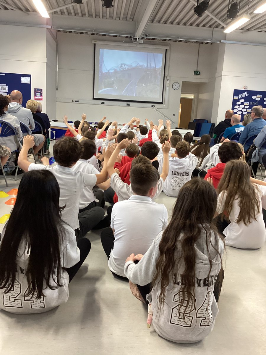 It’s a virtual rollercoaster of emotions in our year 6 leavers performance this afternoon.