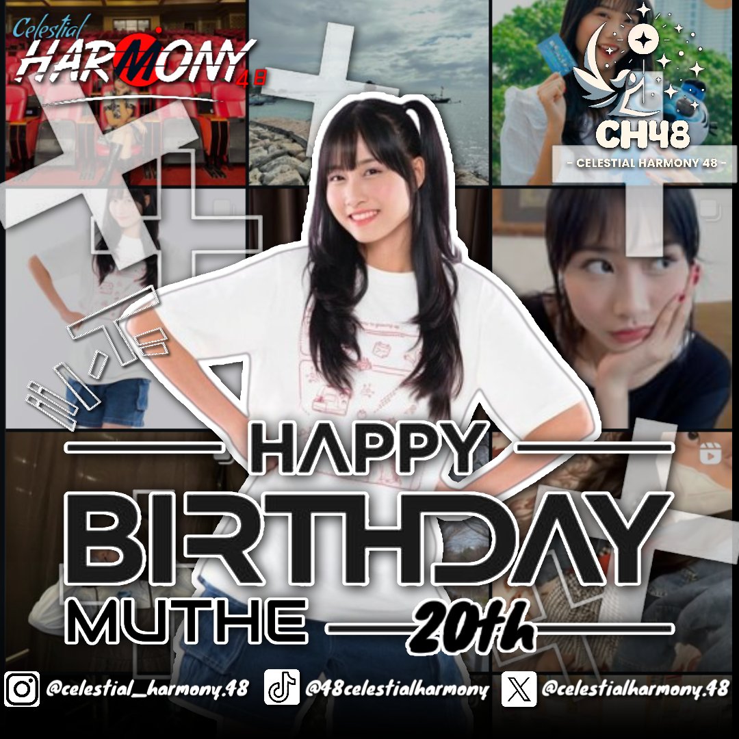 48celestharmony's tweet photo. Happy birth day 20th @A_MutheJKT48 

Selamat ya udah nyentuh 20 th, semoga muthe makin semangat untuk menghibur kamii, semoga muthe menjadi member yang paling ceria

#Muthe20Fine
#celestialharmony48 https://t.co/KqNLIwDh1C