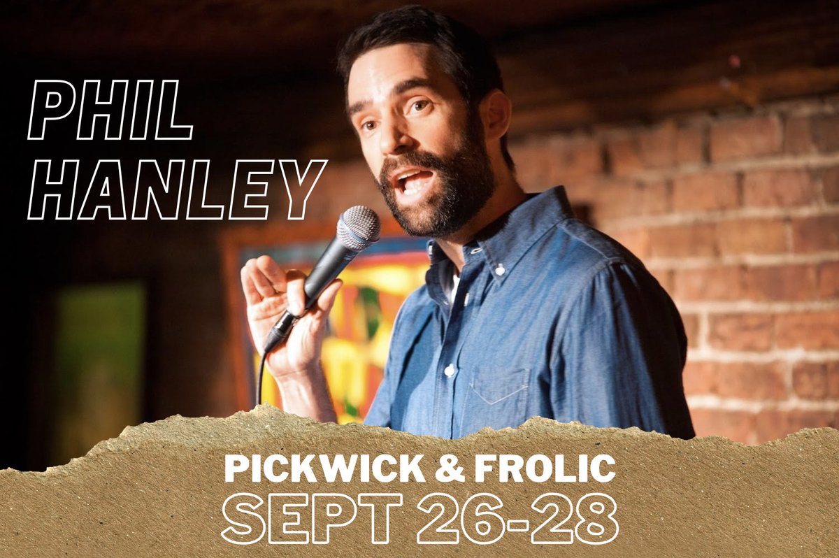 Pickwick & Frolic/ Hilarities 4th Street Theatre (@hilarities) on Twitter photo Reminder‼️
We have five shows with <a href="/PhilMhanley/">Phil Hanley</a> in September.
Phil has performed stand-up on The Tonight Show Starring Jimmy Fallon, Late Night with Seth Meyers, The Late Late Show, The Pete Holmes Show, and John Oliver's New York Stand-Up Show on Comedy Central.
Phil can be Reminder‼️
We have five shows with <a href="/PhilMhanley/">Phil Hanley</a> in September.
Phil has performed stand-up on The Tonight Show Starring Jimmy Fallon, Late Night with Seth Meyers, The Late Late Show, The Pete Holmes Show, and John Oliver's New York Stand-Up Show on Comedy Central.
Phil can be