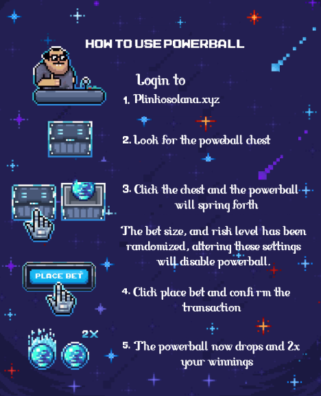 PlinkoSolGame's tweet photo. Powerballs are a formidable way we can reward our players, essentially doubling any payout they recieve.
  
You can earn powerballs a variety of different ways by participating in our ecosystem. https://t.co/bR932Iqaqk