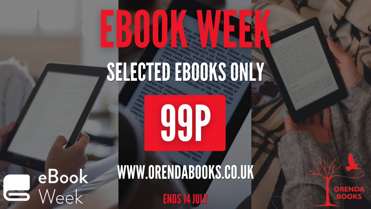 OrendaBooks's tweet photo. 📱We're celebrating #eBookWeek with @Glassboxx📱
To help celebrate BRILLIANT #eBooks, we have discounted a huge selection of our eBooks to ONLY #99p for a limited time!
Find all of the discounted titles here: https://t.co/waoDePw6Ge
#eBookWeek #99p #BookDeals #IndiePublishers https://t.co/IvpwwinjfU