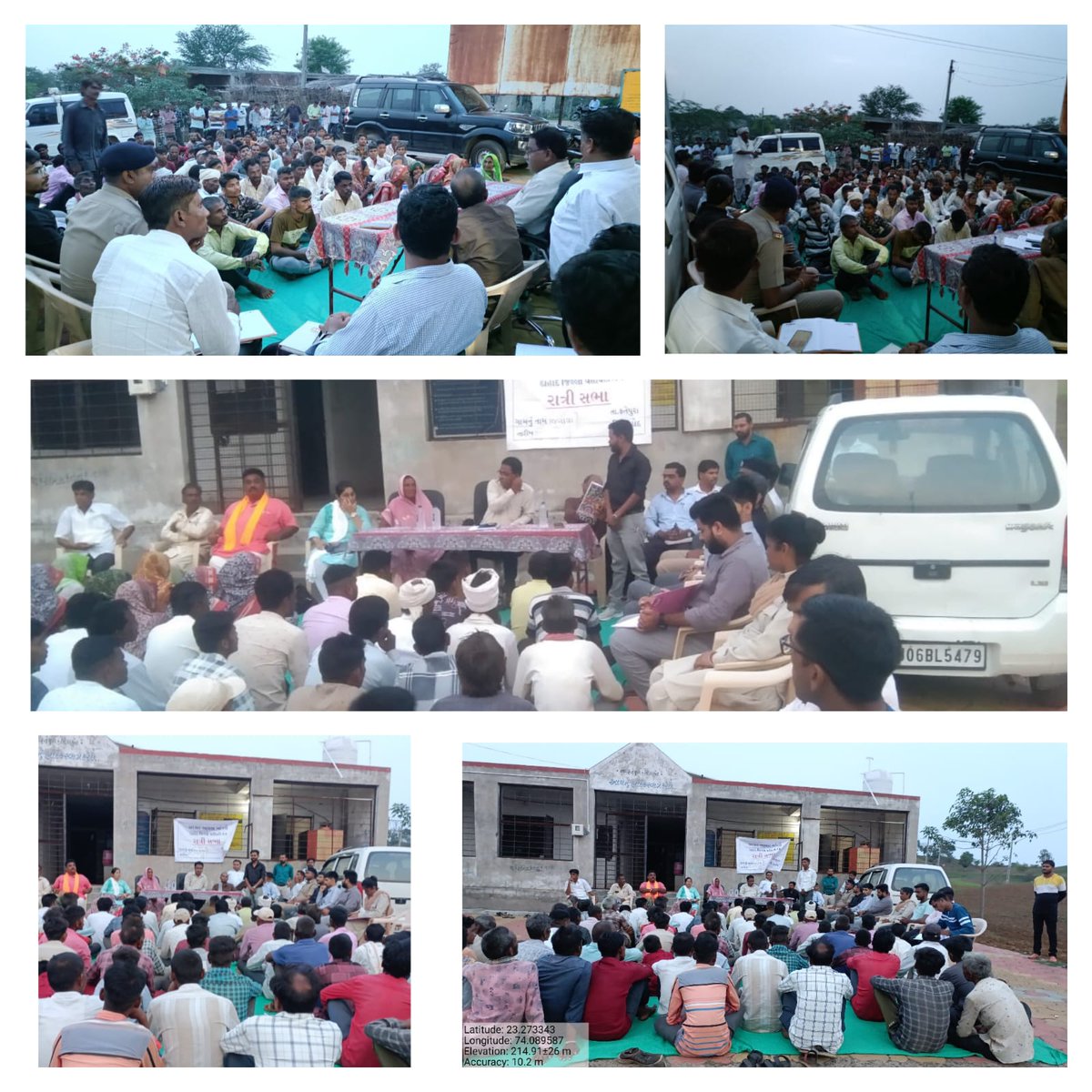 CollectorDahod's tweet photo. આજ રોજ મામલતદારશ્રી ફતેપુરાના અધ્યક્ષ સ્થાને ગામ જગોલા તાલુકો ફતેપુરા જિલ્લો દાહોદ ખાતે રાત્રીસભાનું આયોજન કરવામાં આવેલ હતું. જેમાં જગોલા ગામના અંદાજે 200 જેટલા ગ્રામજનો હાજર હતા. @CMOGuj @revenuegujarat https://t.co/fUQqc6d4bX