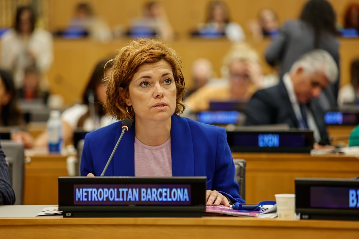 Global Taskforce (@globaltaskforce) on Twitter photo 📍#HLPF2024 - #LRGs Forum
🎙️<a href="/Elisendalamany/">Elisenda Alamany</a>, VP of the Metropolitan Area of Barcelona
💬🕊️"We're committed to working together w/ other spheres of government & stakeholders towards the localization of #SDG16, in particular within the development of the New Agenda for Peace." 📍#HLPF2024 - #LRGs Forum
🎙️<a href="/Elisendalamany/">Elisenda Alamany</a>, VP of the Metropolitan Area of Barcelona
💬🕊️"We're committed to working together w/ other spheres of government & stakeholders towards the localization of #SDG16, in particular within the development of the New Agenda for Peace."