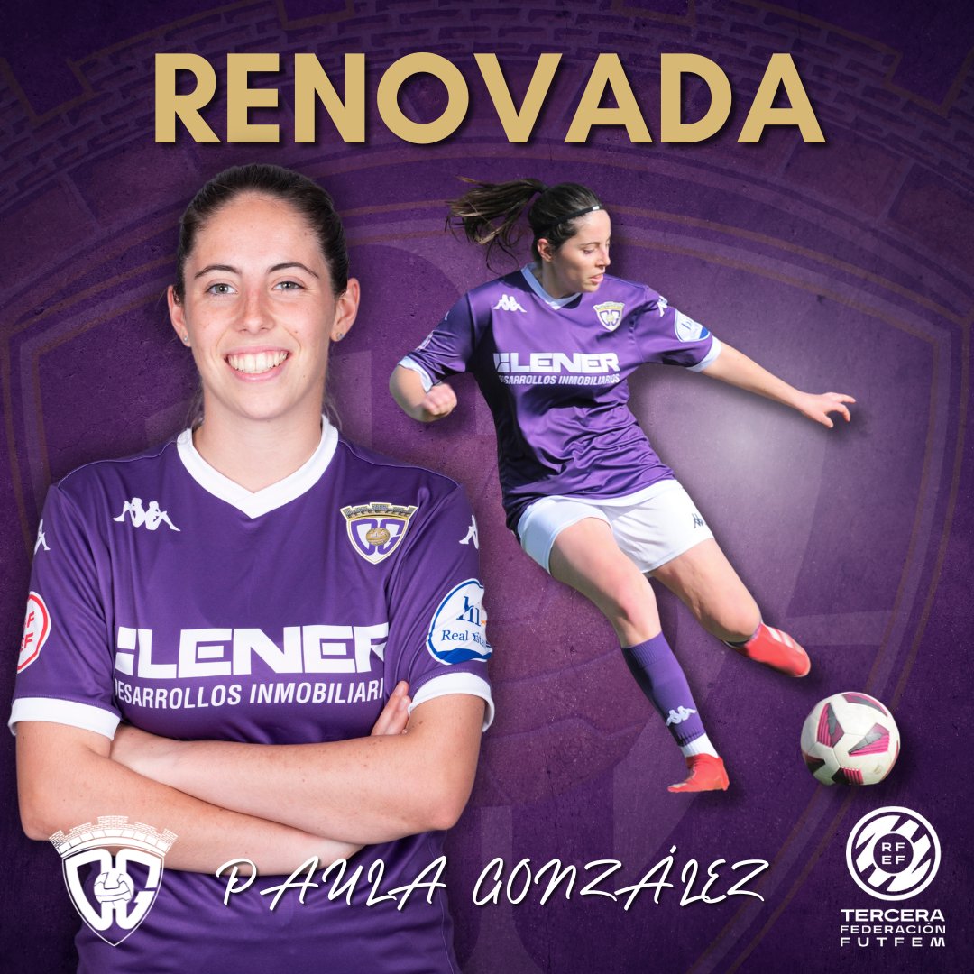 deporguada's tweet photo. 𝐑𝐄𝐍𝐎𝐕𝐀𝐃𝐀 ✍🏻

💜Volvió a su casa y ganó la liga. Ahora vuelve a Tercera RFEF con su Dépor 

@paauulaagp continuará en el #DéporGuadaFEM

🔗https://t.co/iLY6utw7ap https://t.co/rDvszEeW3W
