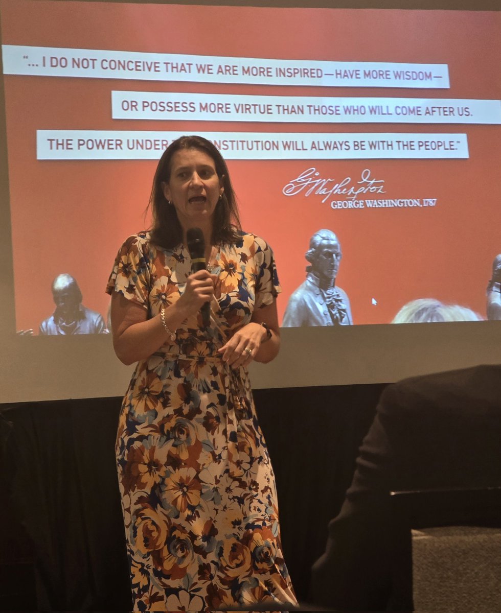 ArthmannLee's tweet photo. NYSUT President, Melinda Person at our Social Justice Academy, reminding us that every child has the right to an equitable public education. The work doesn't end; the torch gets passed. "We are the people we have been waiting for." @nysut https://t.co/ahmBkhB9zj