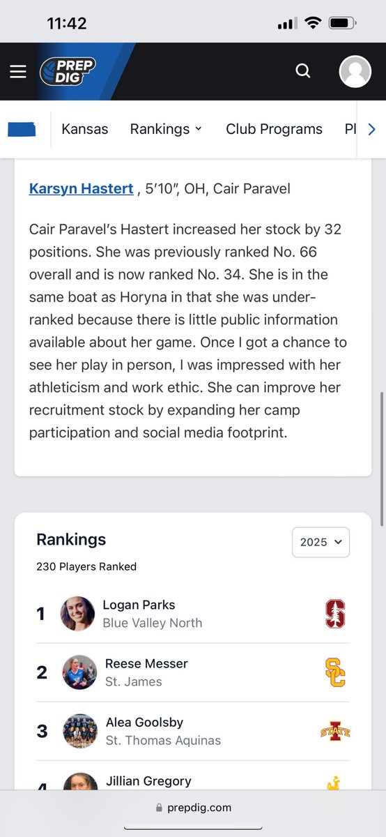 Thank you <a href="/PrepDig/">Prep Dig 🏐</a> !!