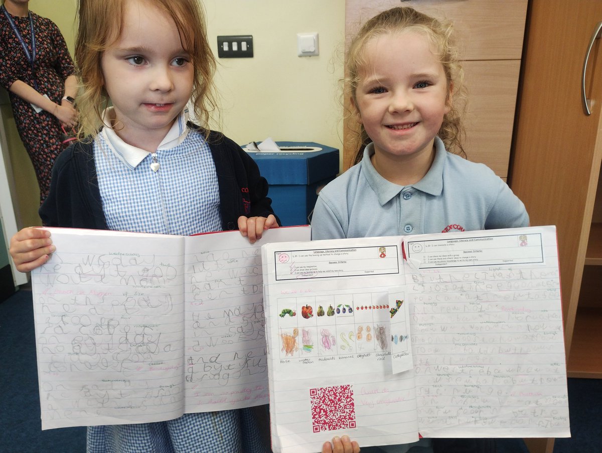 Very impressed by the extended writing in Early Years. Pupils were very confident talking about the talk for writing process. Amazing work girls.