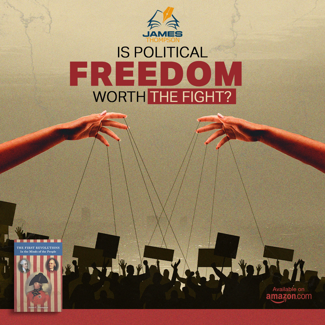 AuthorJamesT's tweet photo. Is freedom worth the fight? The American #colonists answered with a resounding "yes." Know more about their struggle in James Thompson's ‘The First Revolutions in the Minds of the People’.

Buy now: https://t.co/aU2DZ1z7VU

#USAHistory #WorldHistory #HistoryFacts #HistoricFacts https://t.co/wYoj3pzk8z