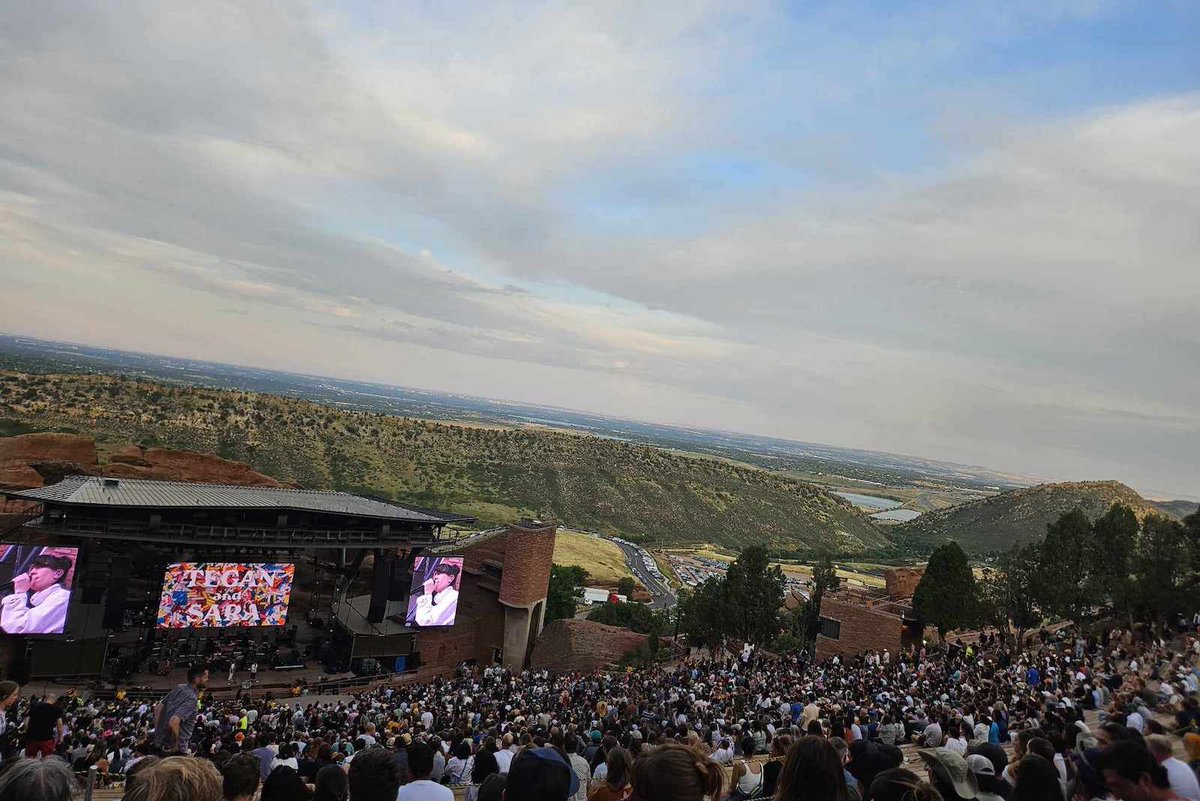 Live review of Portugal. The Man and Tegan &amp; Sara at one of the world's most bucket list-worthy venues, Red Rocks: brooklynvegan.com/a-night-at-red…