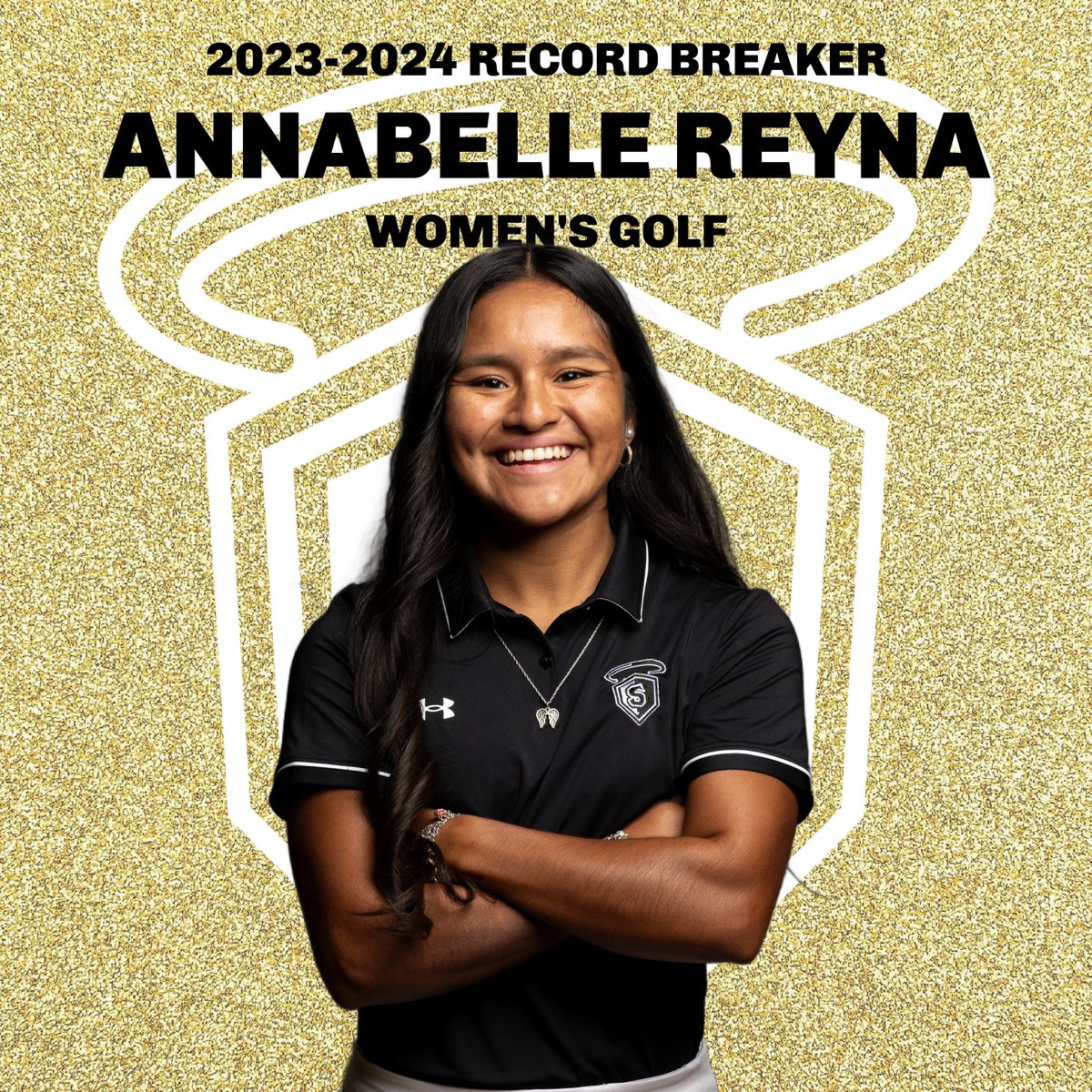 OLLUSaints's tweet photo. #BigBlueRecordBreakers: Congratulations to #OLLUGolf's Annabelle Reyna, who entered the record books with significant records this season. Read more here: https://t.co/HmOGOWjyWP https://t.co/zu6ycpCvmK