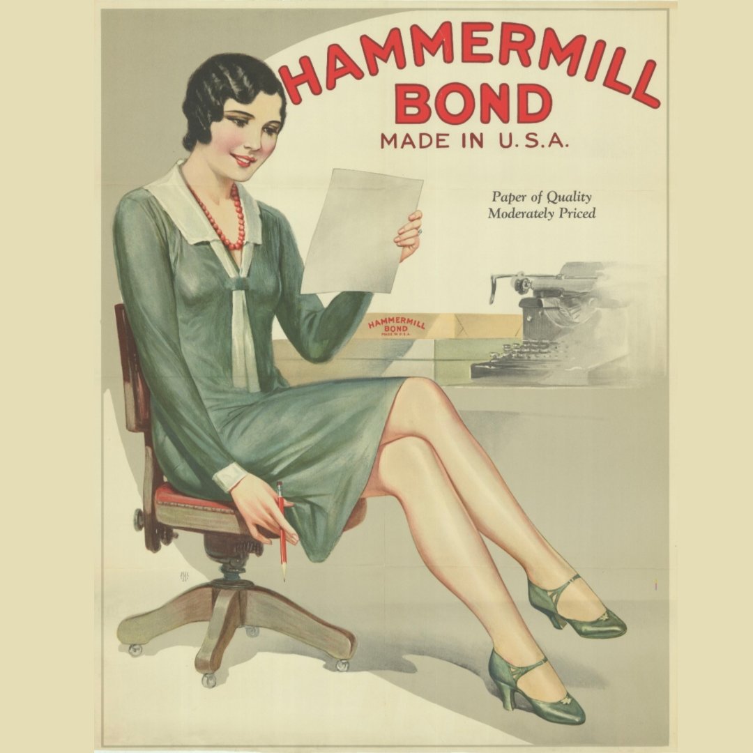 Hammermill's tweet image. We’ve come a long way, but some things never change. 😌
#VintageAd #MadeInTheUSA #PaperMadeRight #TBT #ThrowBackThursday