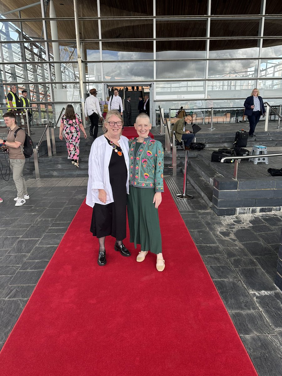 closhea's tweet photo. Another day at the office for @clairecampaign An absolute joyful day celebrating devolution in Wales and the contributions people have made across that 25 years. Can’t believe I’m one of them 💅 https://t.co/LHTQf8GSua