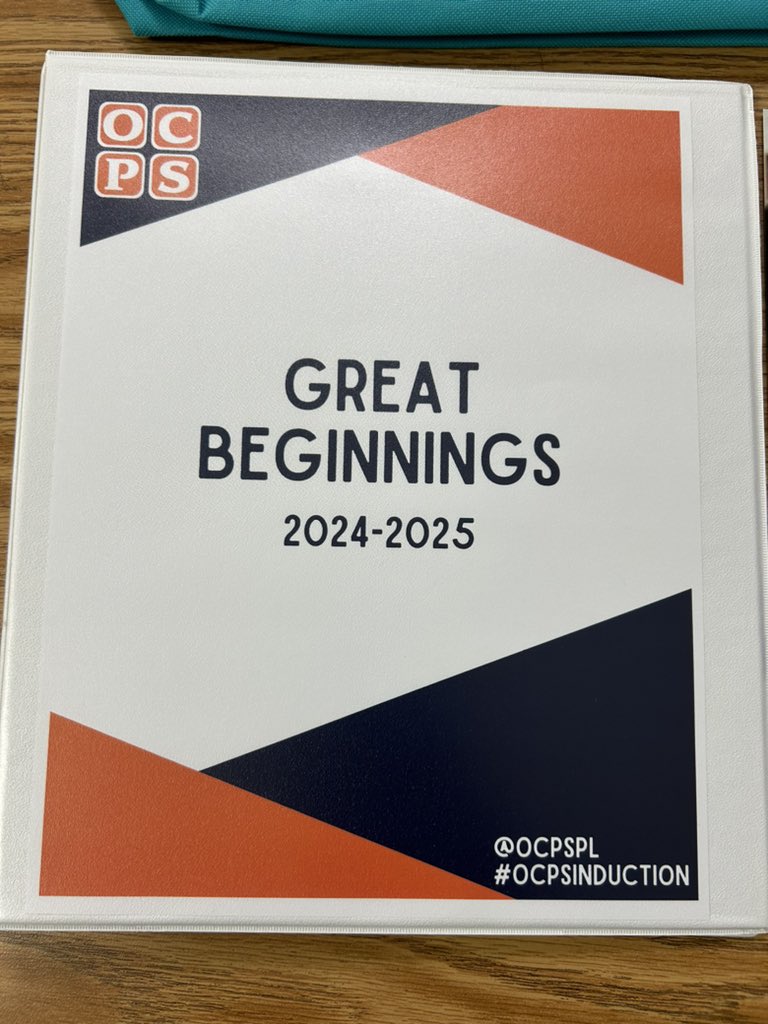 kwani_woods's tweet photo. Getting prepared to meet our new OCPS teachers next week for Great Beginnings #ocpsinduction https://t.co/QcSafHOhLl