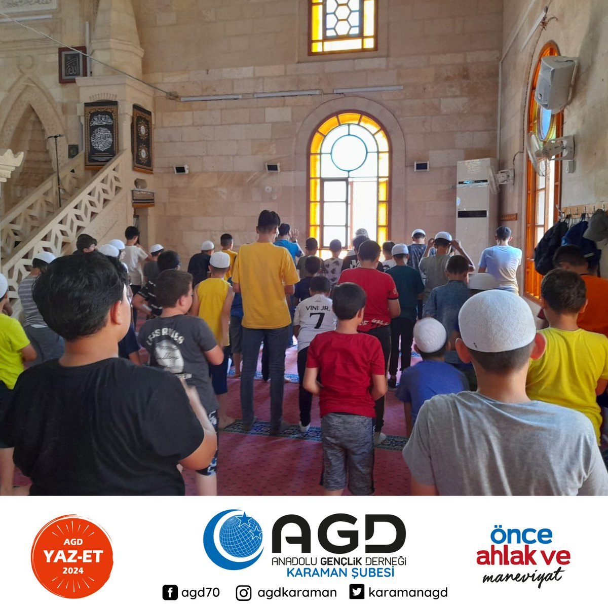 KaramanAgd's tweet image. Yaz Etkinliklerimizde 9. Gün

🟨Kur'an-ı Kerim
🟨Sûre/Dua Ezberleri
🟨Havuz
🟨İkramlar
🟨Namaz

#AGDYazEt2024 #Elifba #Havuz