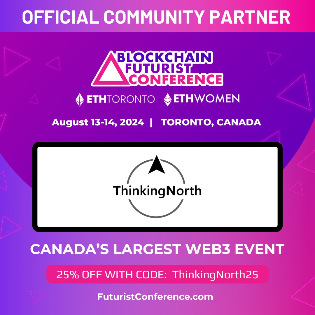 ThinkingNorth's tweet photo. Come through and join our investor community at  @Futurist_conf #2024  August 13-14th. Use our code for a 25% discount. https://t.co/7SHJPe3MCQ