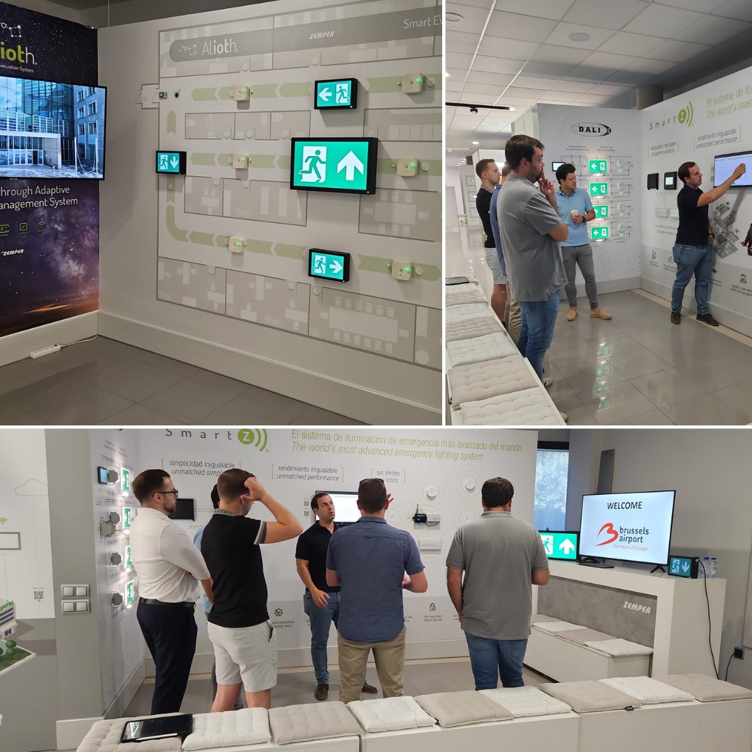 Today we welcomed the team from our client, Brussels Zaventem Airport, to our facilities. A very pleasant and constructive visit.

#emergencylighting