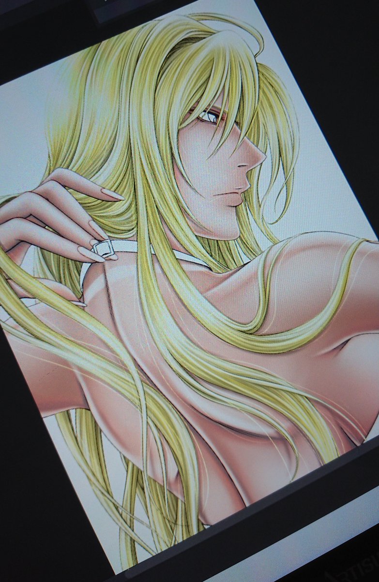「#wip 進捗です 今月からこっそりもう一枚追加して進めてます」|森下ユリナのイラスト