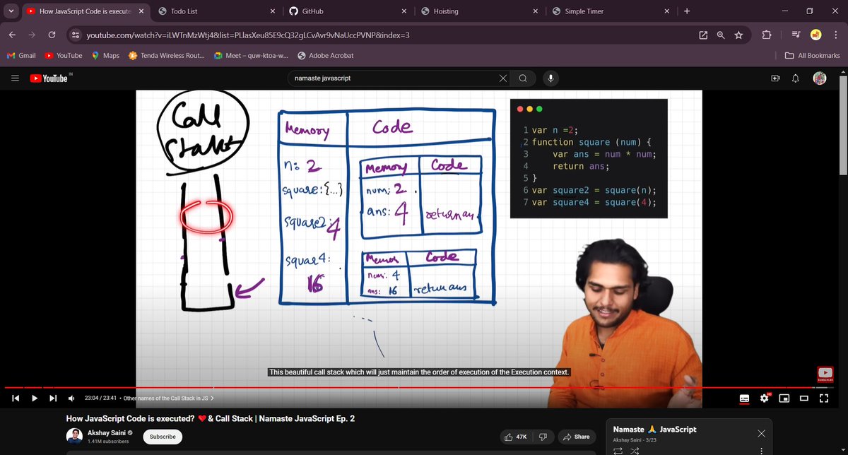 cpsaw03's tweet image. Day 72 of #100DaysOfCode 💻                           
-Completed the last project (Simple Timer) from @traversymedia's course videos.
-Revised basics of OOP from @kunalstwt's videos.
-Started watching #NamasteJavaScript from @akshaymarch7's videos
#javascript #twitter #OPPS