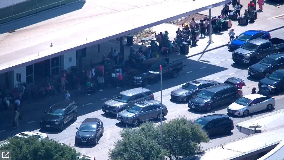 Dallas Love Field Airport is recommending that passengers show up 3-hours prior to flight due to long wait lines and congestion.