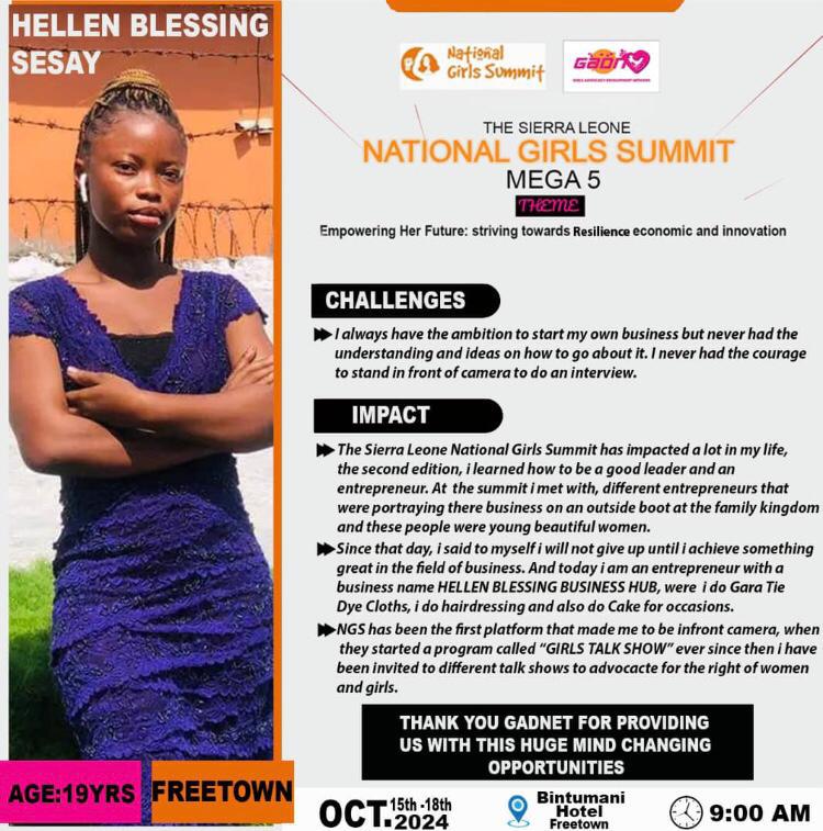 Girls Advocacy Development Network Sierra Leone tweet media