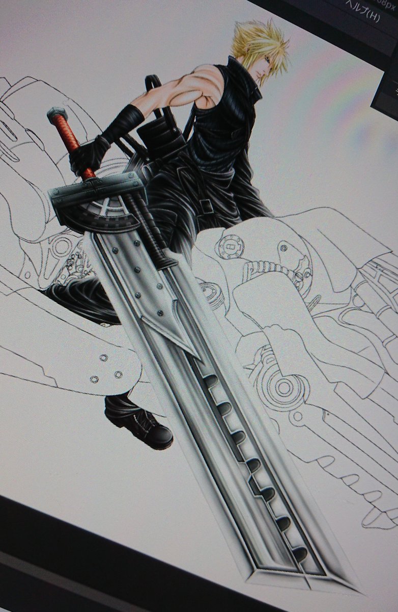 「#wip 進捗です 今月からこっそりもう一枚追加して進めてます」|森下ユリナのイラスト