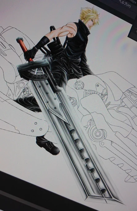 #wip 進捗です 今月からこっそりもう一枚追加して進めてます