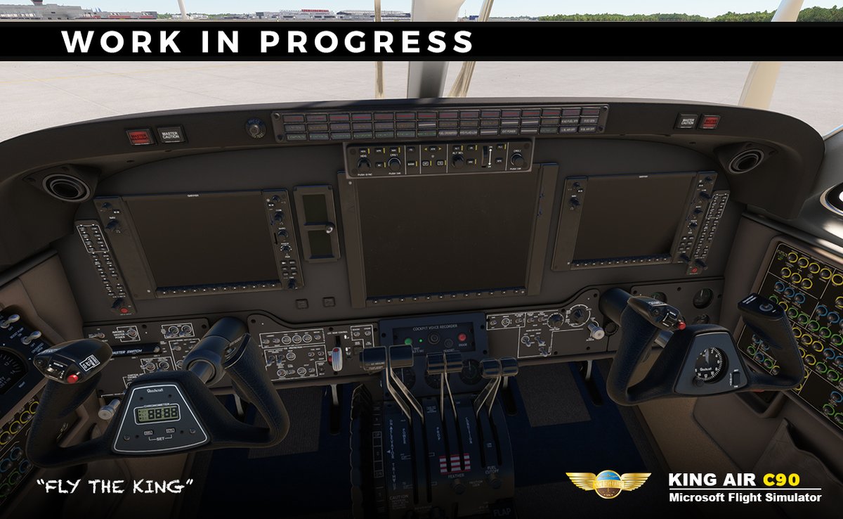 simflight's tweet photo. Pilot Experience Sim - King Air C90 MSFS Work In Progress Status
https://t.co/8nwJ44cKMx
#flightsim #KingAir #C90 #Turboprop #PilotExperienceSim #Preview #MSFS2020 #Aircraft #MicrosoftFlightSimulator https://t.co/ekZ95Fn5Kj