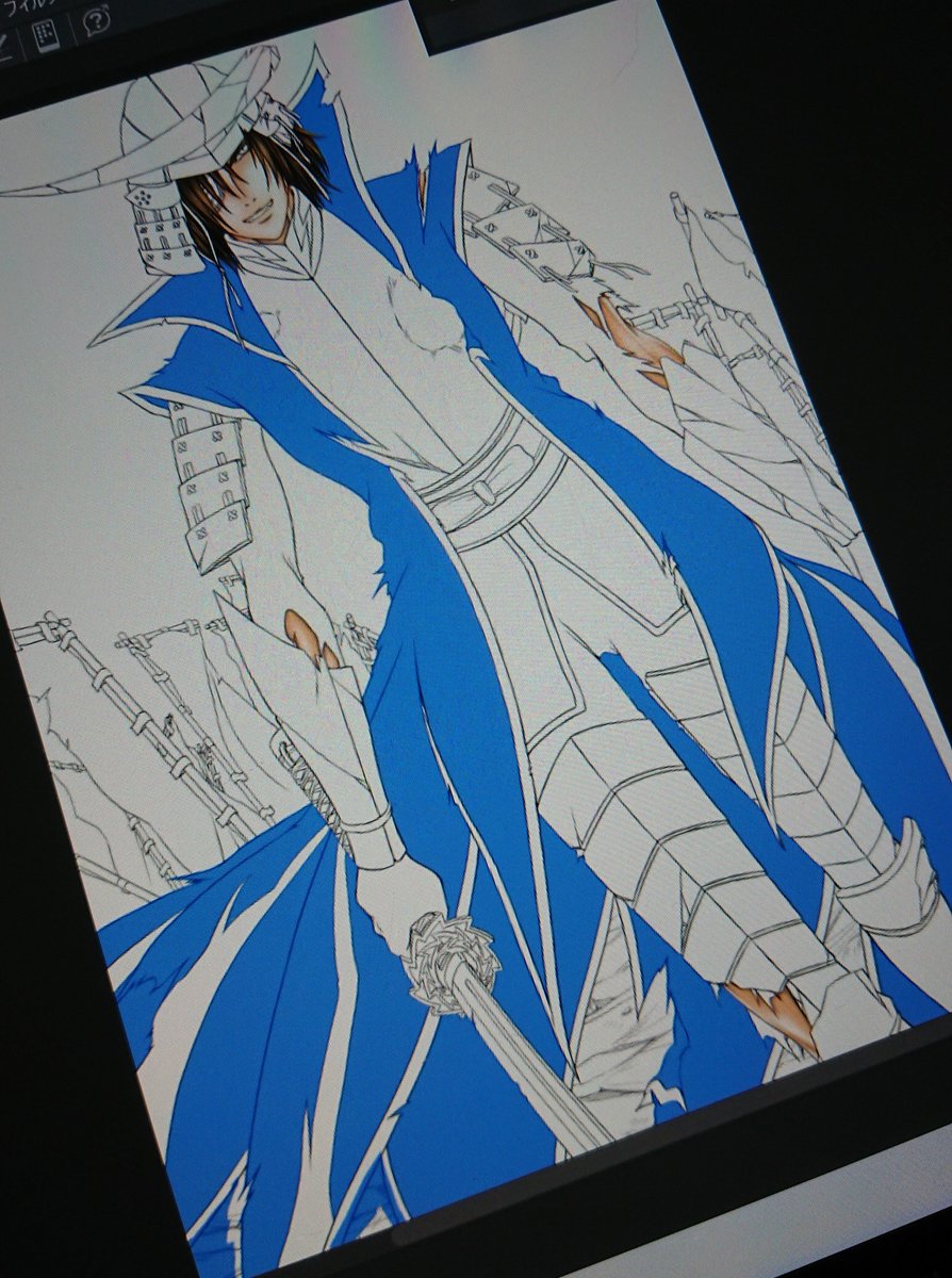 「#wip 進捗です 今月からこっそりもう一枚追加して進めてます」|森下ユリナのイラスト