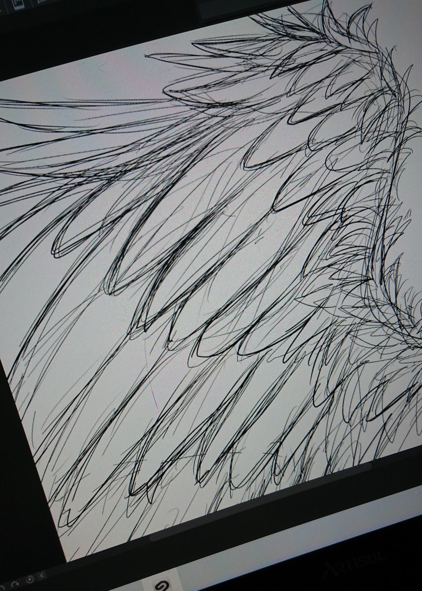 「#wip 進捗です 今月からこっそりもう一枚追加して進めてます」|森下ユリナのイラスト