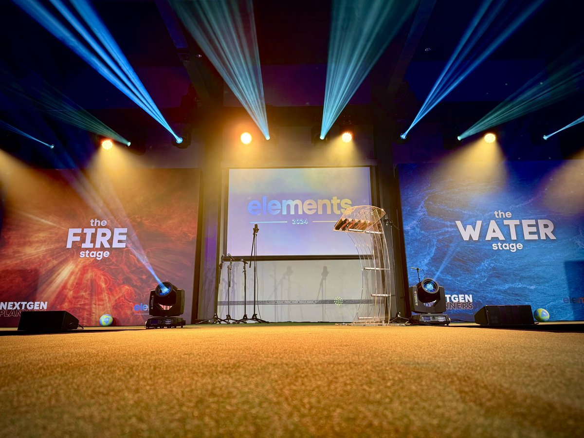 The stage is set. The drinks are being poured. People are being reunited. 

Here we go 🚀

#elements24