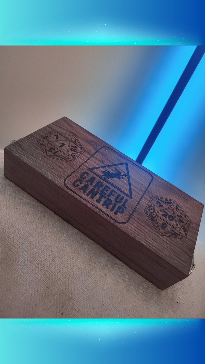 CarefulCantrip's tweet image. P.O. BOX DAY! HUGE thank you to community member The Tank Hunter for sending us this amazing handmade dice box gift! 😍 

#dicebox #dnd #fanmade #Grateful