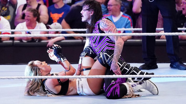 WrestlePurists's tweet photo. “I think the stuff they’re doing with Liv, Rhea & Dom right now is such good stuff that I wish we could do more of in the Women’s Division where its not always based on a Championship. 

More personal stories and show different sides of the girls. I think the more we can show the women interact with each other or with the guys and show different sides of us, I think can show the range that we all have.

It doesn’t always have to be wrestling, it doesn’t always have to be match time, it doesn’t always have to be number of matches. I think the more they can just show who we are and show our characters and embrace that a little bit more, it would be helpful.”

- Bayley
(What Do You Wanna Talk About)
