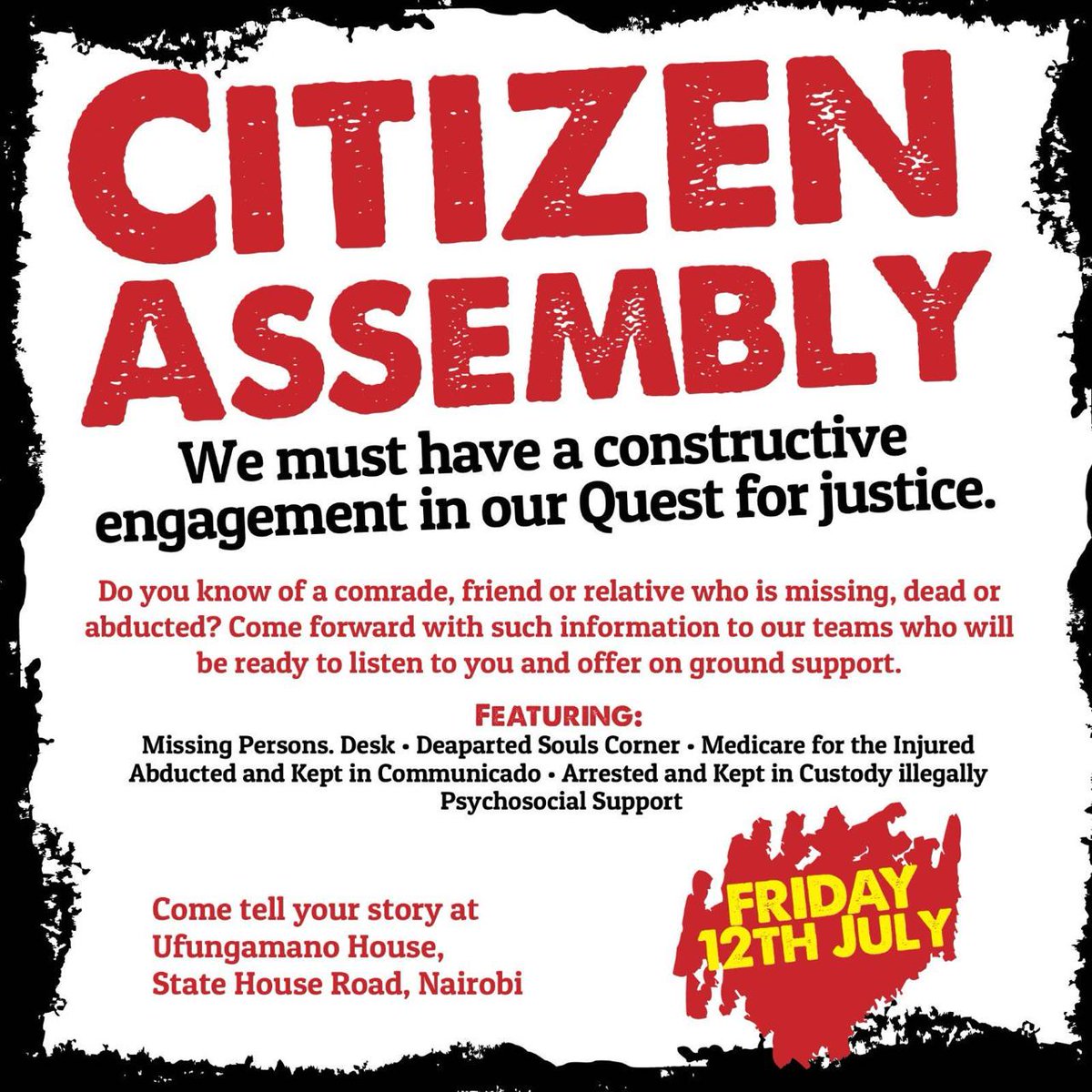 "Machozi ya jana haigandi, tunapanguza na furaha ya justice..."

Kesho! Kesho!